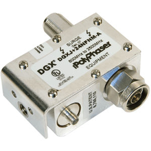 Überspannungsableiter Typ 1 - DGXJ+24NFNM-A - PolyPhaser | Transtector - RF-Koaxialkabel / Fernmeldetechnik / mit Bias-T