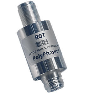 Auswechselbarer Gasentladungsröhre - 18 kA, 60 V, max. 2.4 GHz | RGT - PolyPhaser | Transtector