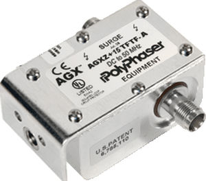 Überspannungsableiter Typ 1 - AGXZ+15TFTF-A - PolyPhaser | Transtector - für Radiofrequenzanwendungen / Fernmeldetechnik / Inline