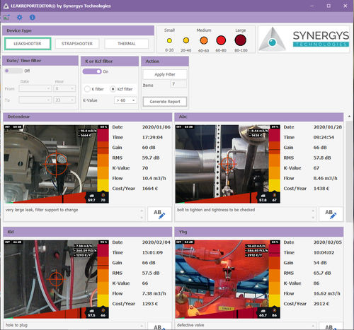 Berichtsmanagement-Software - SYNERGYS TECHNOLOGIES - Ausgabe