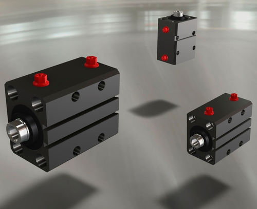 Kurzhubzylinder - CC series - Tecnofluid Engineering SrL - hydraulisch / mit Magnetkolben / doppeltwirkend