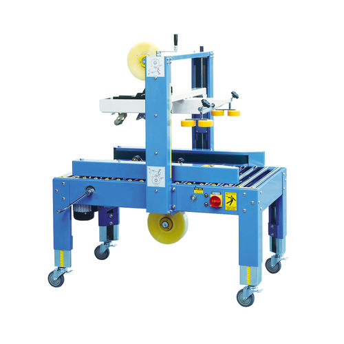 Doppelklappen-Kartonverschließer - JP-501 - Jia-In Industry - mit Klebeband / halbautomatisch