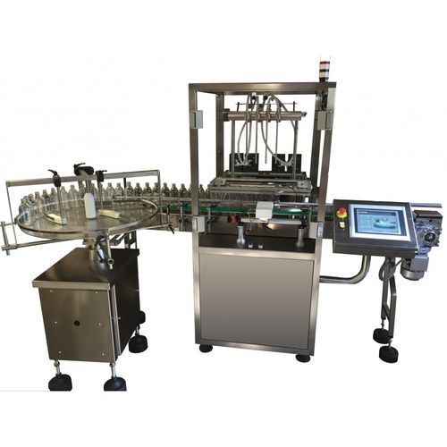 Automatische Füllmaschine - STOPPIL - für Flaschen / für Pflanzenschutzmittel / für Soße