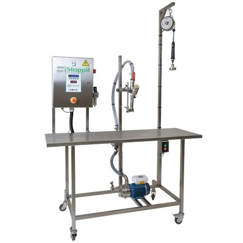 Halbautomatische Füllmaschine - STOPPIL - für Flaschen / für Pflanzenschutzmittel / Nahrungsmittel