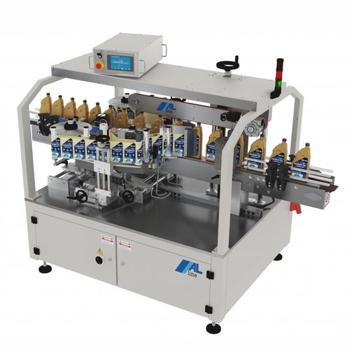 Automatisches Etikettiersystem - ALLINE  - STOPPIL - für Flaschen / für Chemikalien / für Kosmetikanwendungen