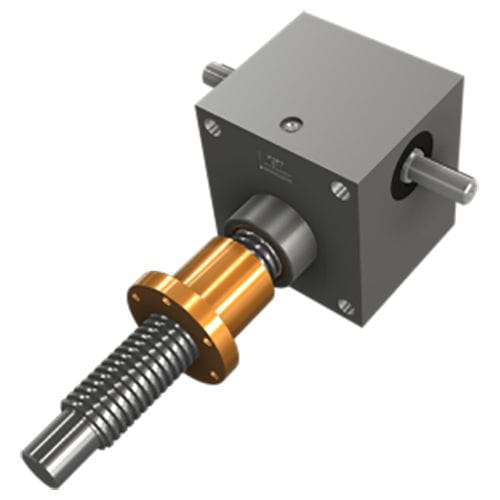Spindelhubgetriebe / axial verfahrende Spindel - MJ/BJ series - GROB GmbH Antriebstechnik - kubisch / mit Mutter