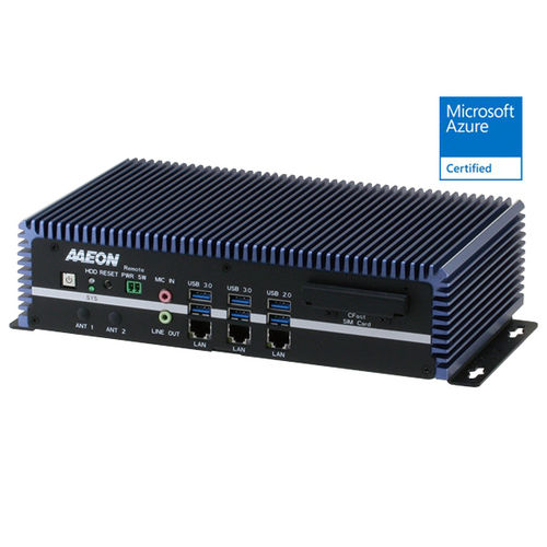 Lüfterloser PC - BOXER-6639 - AAEON - embedded / wandmontiert / für DIN-Schiene