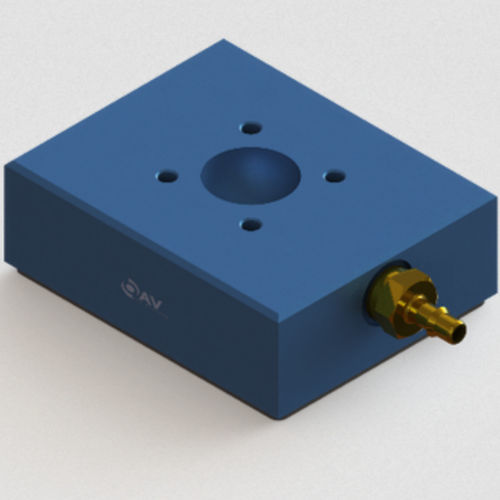 Flache Lagereinheit - OAVF40L50 - OAV Air Bearings - Luftkissen / Aluminium / Einbau