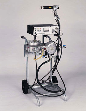 Mobile Spritzanlage - PNEUMODYN® - RAVARINI CASTOLDI & C - Farb / elektrostatisch / Niederdruck
