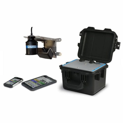 Radar-Durchflussmesser - NivuFlow Mobile 550 - NIVUS GmbH - Volumen / für Wasser / tragbar