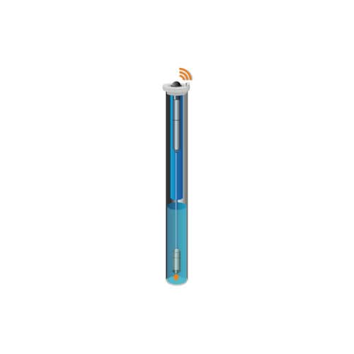 Hydrostatischer Füllstandsensor - NLM0PDS0 - NIVUS GmbH - für Wasser / 4-20 mA / 2-Leiter