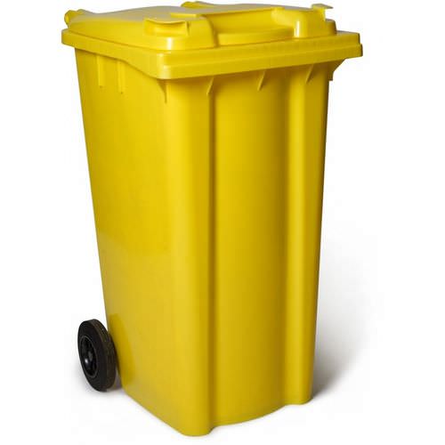 Polyethylen-Müllbehälter - 34-1008 - Lubetech - für städtische Produkte / mit 2 Rädern