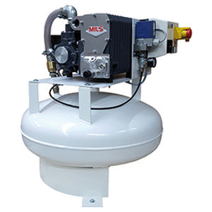 Geschmiertes Vakuumaggregat - MINIVAC 1 series - MIL'S - Drehschieberpumpen / Industrie / kompakt