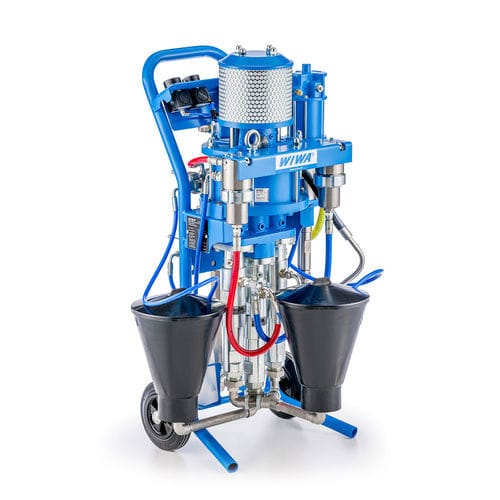 Mobile Spritzanlage - DUOMIX 230 MINI - WIWA - Farb / für das Bauwesen