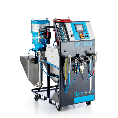 Mobile Spritzanlage - FLEXIMIX 2 HERKULES GX - WIWA - Farb / pneumatisch / für Beschichtung