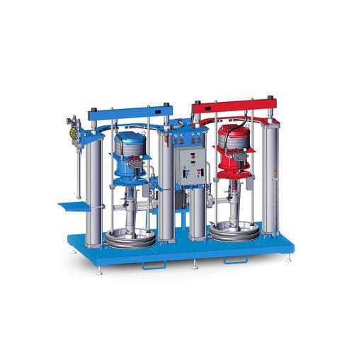 Stationäre Spritzanlage - DOSYS XL - WIWA - Harz / Polyurethan / pneumatisch