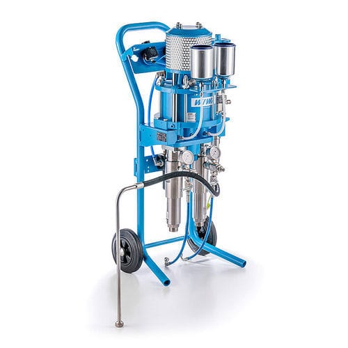 Kolbenpumpe - INJECT 2K 230 series - WIWA - für Harze / Druckluft / stationär