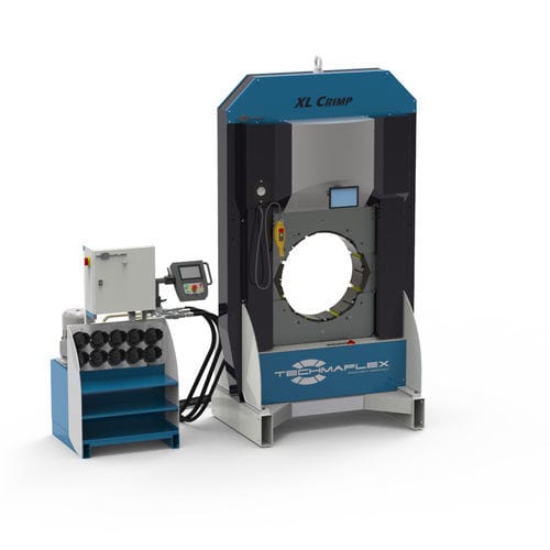 Crimpmaschine für Stecker - XL CRIMP 800-25 - TECHMAFLEX - für Rohre / für Winkelverschraubungen / für Isolator aus Verbundwerkstoff