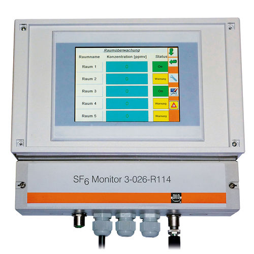 SF6-Überwachungsgerät - 3-026-R114 - DILO Armaturen und Anlagen GmbH - wandmontiert / PCT-Touchscreen / per Netz