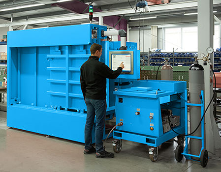 Vakuum-Dichtheitsprüfgerät - DILO Armaturen und Anlagen GmbH - für Behälter / für Injektionspumpen / automatisch