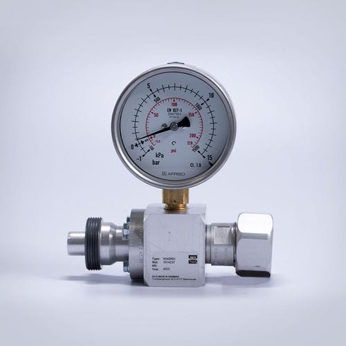 Manometer mit Zifferblatt-Anzeige - K040R01 - DILO Armaturen und Anlagen GmbH