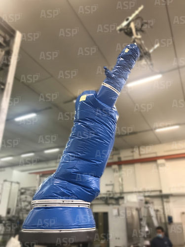 Schutzhülle für Umschlagroboter - TEXPRAL B+  - ASP - wasserdicht / maßgefertigt / chemikalienbeständig
