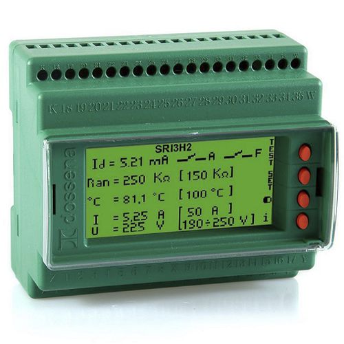 Isolationsüberwachungsgerät für medizinische Anwendungen - SRI3/H2  - DOSSENA - für AC-Netz / für Dreiphasensystem / für einphasige Stromnetze