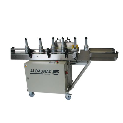 Automatische Etikettiermaschine - CÉRÈS - Albagnac - für Kübel / für Rohre / für Kisten