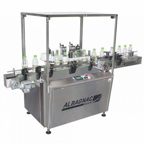Automatische Etikettiermaschine - GAIA - Albagnac - für Flaschen / Dosen / zur Fehlererkennung