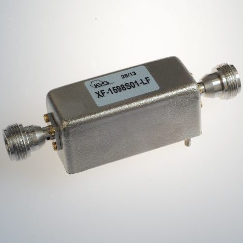 Elektronischer Filter / Bandpass - XF series - KVG Quartz Crystal Technology GmbH - passiv / EMV / mit BNC-Steckverbindern