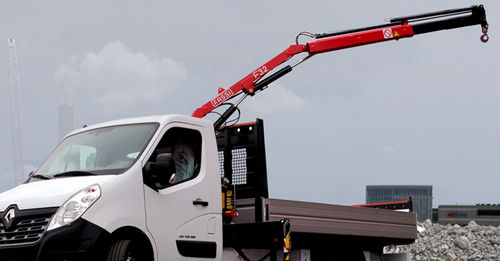 LKW-montierter Kran - F32A.0 series - Fassi gru S.p.A - Ausleger / für Hubanwendungen / zum Laden