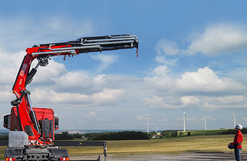 LKW-montierter Kran - F515RA e-dynamic - Fassi gru S.p.A - Ausleger / für Hubanwendungen / für Hochleistungsanwendungen