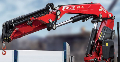 LKW-montierter Kran - F710RA xhe-dynamic - Fassi gru S.p.A - Ausleger / für Hubanwendungen / 4-Achsen