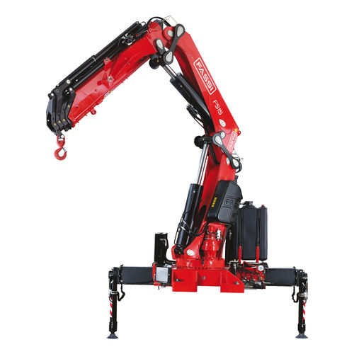 LKW-montierter Kran - F515RA e-dynamic - Fassi gru S.p.A - Ausleger / Offroader / für Wartungszwecke