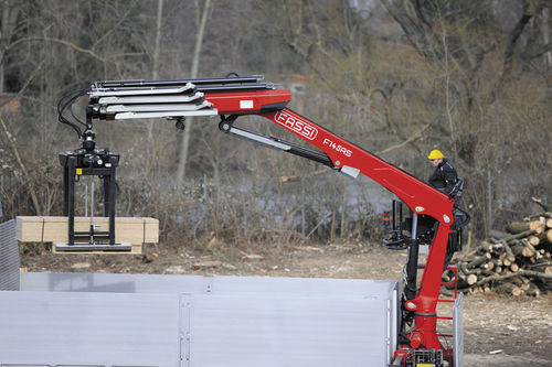 LKW-montierter Kran - F160ASXP series - Fassi gru S.p.A - Ausleger / für Forstwirtschaft / für Gebäudefassaden