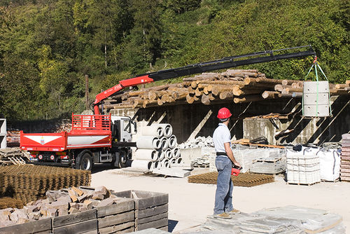 LKW-montierter Kran - F120B.2 e-dynamic  - Fassi gru S.p.A - Teleskop / für Baustelle / für Forstwirtschaft