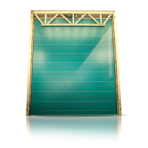 Tor für Werft - SHIPYARDDOOR (Hangar Door | High Speed Door) - Falthebe / Stahl / Stoff