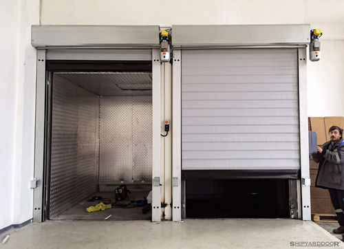 Rolltor - SHIPYARDDOOR (Hangar Door | High Speed Door) - Stoff / Schnelllauf / isoliert