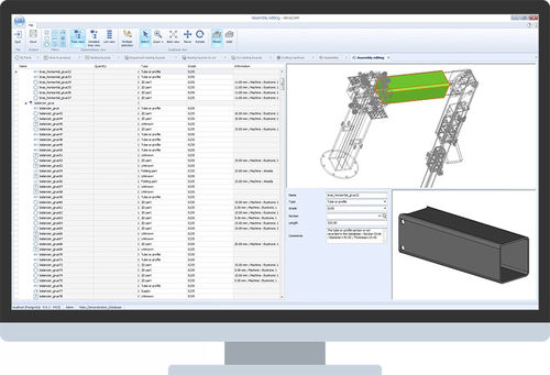 CAD/CAM-Software - assembly2CAM - ALMA - CAD-Dateiimport / für die Blechbearbeitung
