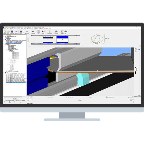 Simulationssoftware - Almacam Bend - ALMA - CAD/CAM / für Biegeprozesse / für die Blechbearbeitung