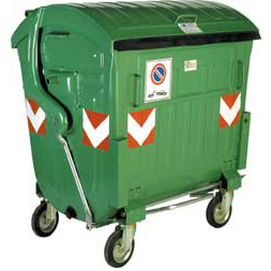 Metall-Müllbehälter - GRA-100 series - GRECO-ECOLOGY - Kunststoff / für Industrieprodukte / für Kunststoffe
