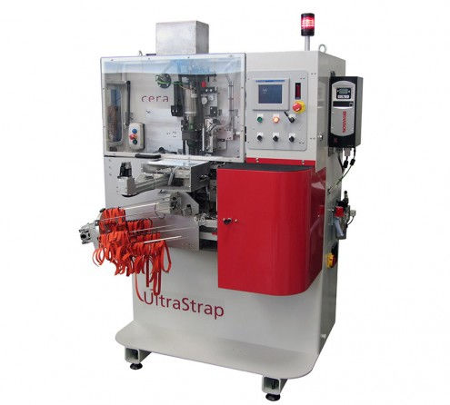Automatische Montagemaschine - UltraStrap_R - Cera Engineering - für BH-Träger / Ultraschallschweißen