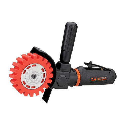 Schleifer-Polierer / Rollen - NZ1 - DYNABRADE Europe - Winkel / Handgerät / pneumatisch