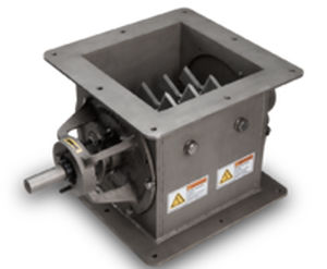 Zellenradschleuse für Kunststoff - ACS Valves - für Schwerzerspanung / für Lebensmittel / Rundsockel