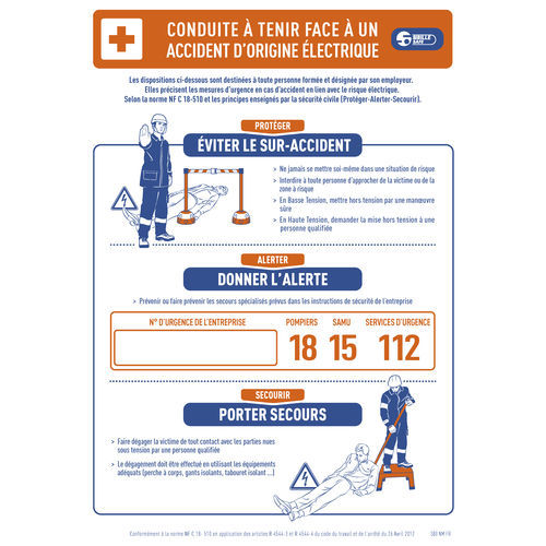 Sicherheitszeichen für Baustellen - S80ALPAS series - PENTA ESP - Elektrogefahr