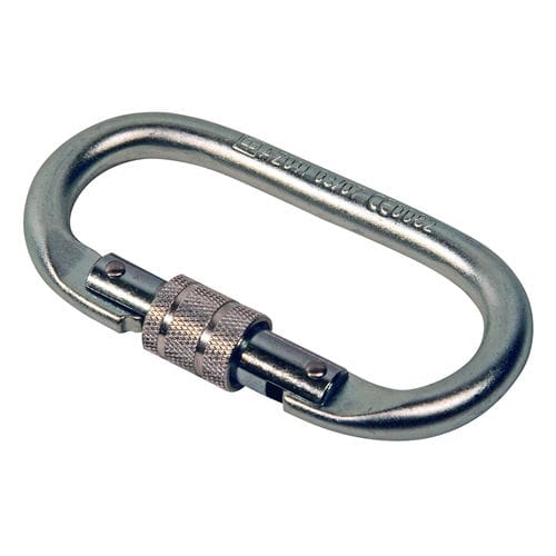 Karabiner mit Verriegelung - C1 - PENTA ESP - galvanisiertem Stahl / oval