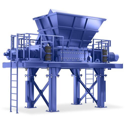 Primär-Schredder - VSR series - BHS-Sonthofen : Building Materials Machinery / Rec - Zweiwellen / Fest- und Schüttabfall / Hochdrehmoment