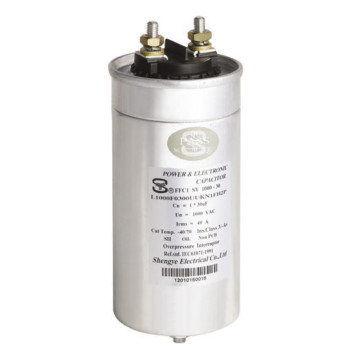Filterkondensator - FFC1 - Sheng Ye Electric Co.,ltd - metallisierte Polypropylenfolie / zylindrisch / Schraub