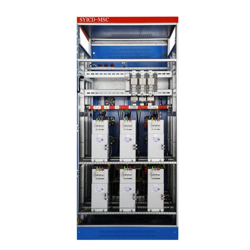 Vertikale Kondensatorbatterie - SYICD-TSC series - Sheng Ye Electric Co.,ltd - Leistungsfaktor / Oberschwingung / dreiphasig