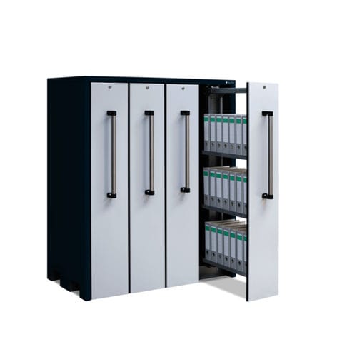 Büroschrank - 3421 Set O series - Apfel Metallverarbeitung GmbH - bodenstehend / mit Schublade / vertikal